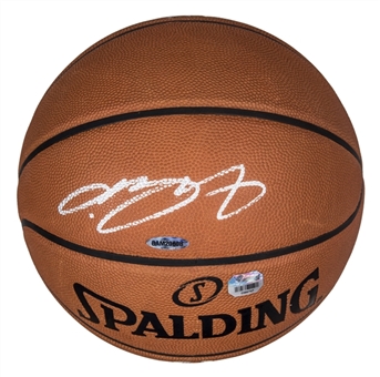 2013 LeBron James Signed Spalding Basketball (Fanatics & UDA)